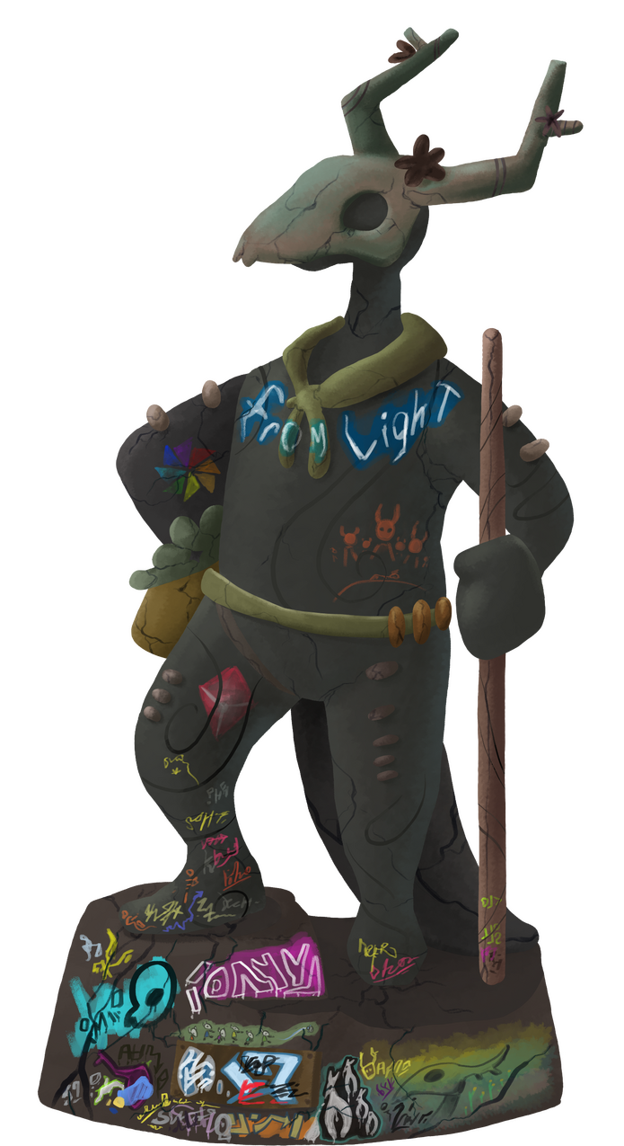 From Light Big Statue